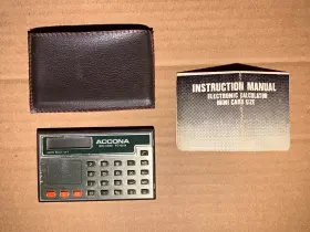 EC-821A ACCONA Mini Card Calculator Manual