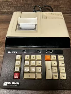 A-200 ALPHA ELECTRONICS Printing Calculator