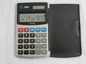 AT-150 SOLAR Battery Pocket Calculator Closeable