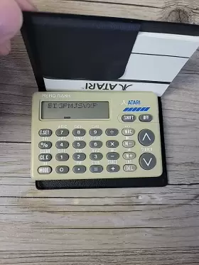DB2300 ATARI Calculator Memo Bank Manual Half
