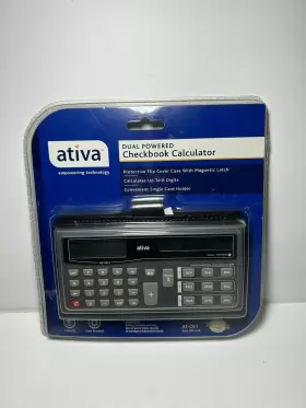 AT-CK1 ATIVA Dual Checkbook Calculator