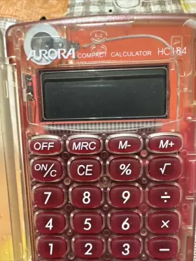 1018 AURORA Translucent Calculator #3
