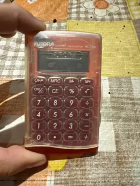 1018 AURORA Translucent Calculator
