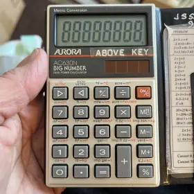 AC630N AURORA Conversion Big Dual Power Calculator