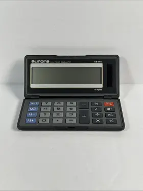 EB-965 AURORA Solar Calculator Touch Lcd #2