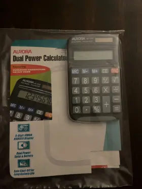 HC101B AURORA Dual Power Calculator