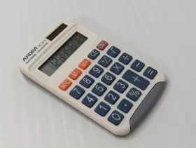 HC101X AURORA Calculator Dual Power Solar Battery #2