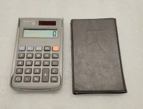 HC102 AURORA Solar Calculator Casio Pocket Cover