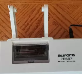 PB657 AURORA Printing Calculator Desktop #3