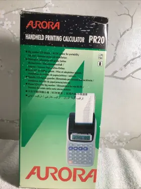 PR20 AURORA Handheld Printing Calculator