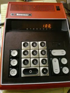 90411 BOWMAR Ali Desktop Calculator