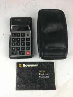 MX-55 BOWMAR Calculator Manual Charger