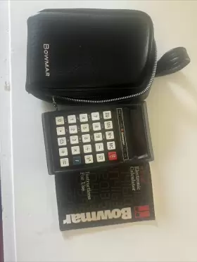 MX75 BOWMAR Memory Calculator Manual Charger