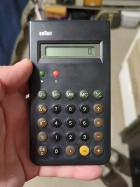4766 BRAUN Calculator Everything