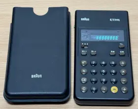 4955 BRAUN Pocket Calculator Ag Etpm