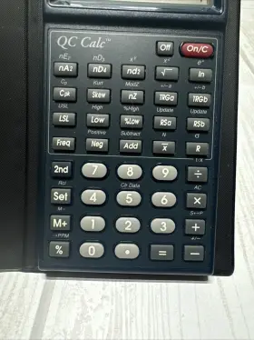 3375 CALCULATED INDUSTRIES Qc Calc Spc Calculator Statistics #3