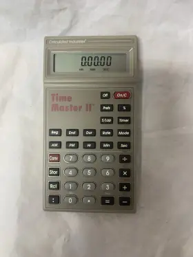 9126 CALCULATED INDUSTRIES Master Calculator Timer Stopwatch