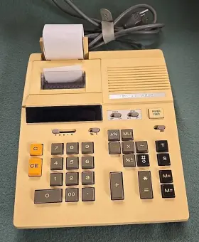 101-D CANNON Canola Printing Calculator