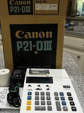 P12-D CANNON Calculator Box