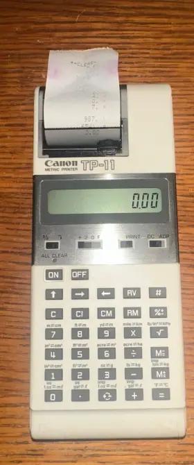 TP-11 CANNON Pocket Printer Wc #2