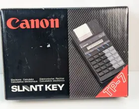 TP-7 CANON Pocket Thermal Printer Box Manual Paper Rolls