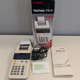 P8-D CANON Palmprinter Calculator Box Charger Print