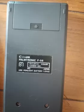 F-56 CANON Calculator Palmtronic Box Manual #3