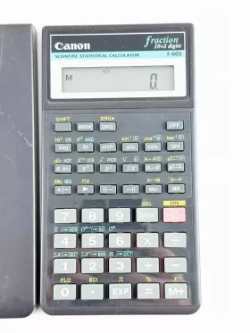 F-603 CANON Pocket Scientific Statistical Calculator #3