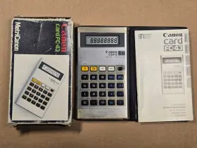 FC-43 CANON Card Metricanon Scientific Calculator Box
