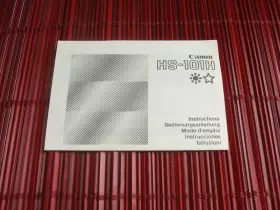 HS-101 CANON Calculator Booklet