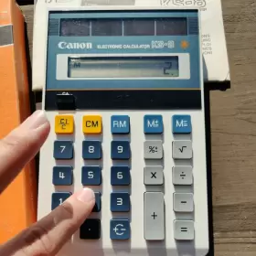KS-8 CANON Solar Calculator Box Manual #2