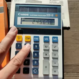 KS-8 CANON Solar Calculator Box Manual #3