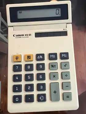 KS-81 CANON Calculator Solar