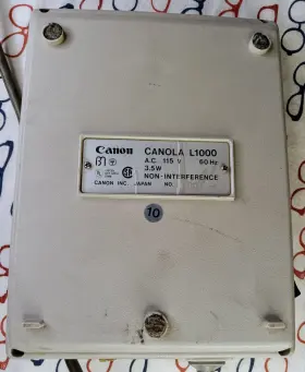 L1000 CANON Canola Panaplex Display Desktop Calculator #3