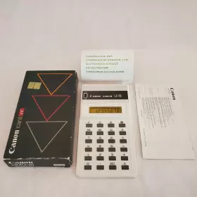 LC-20 CANON Card Handheld Calculator Box Papers #2
