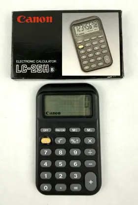LC-25H CANON Calculator Box Mini