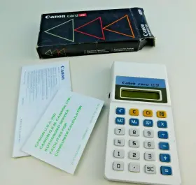 LC-32 CANON Card Calculator Box Pocket