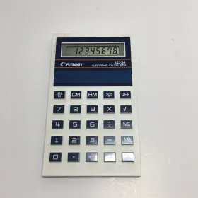 LC-34 CANON Electric Calculator Great Battery #2