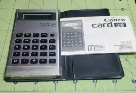 LC-42 CANON Card Calculator Handheld Sleeve Manual