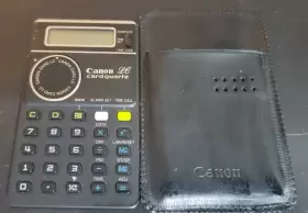 LC-61T CANON Card Quartz Calculator Alarm Clock