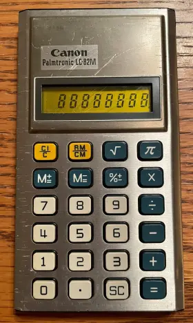 LC-82M CANON Palmtronic Calculator Bat