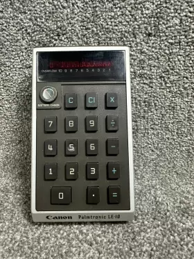 LE-10 CANON Palmtronic Calculator