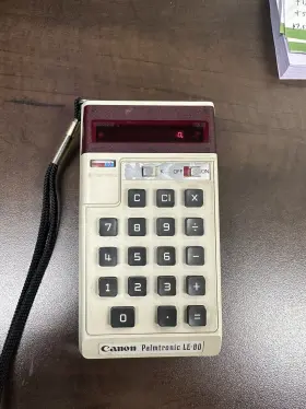 LE-80M CANON Palmtronic Calculator Great #3