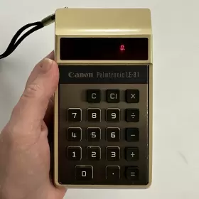 LE-81 CANON Palmtronic Led Calculator #2