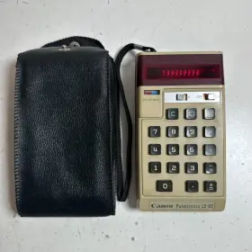 LE-82 CANON Palmtronic Led Display Handheld Calculator