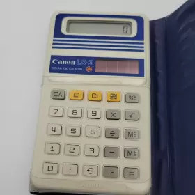 LS-3 CANON Solar Calculator Handheld #3