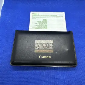 LS-554 CANON Dual Power Solar Battery Calculator Uniroyal