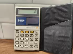 LS-6 CANON Solar Card Calculator Box Instruction Booklet #2