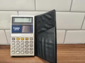 LS-6 CANON Solar Card Calculator Box Instruction Booklet #3