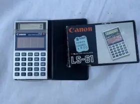 LS-61 CANON Solar Calculator